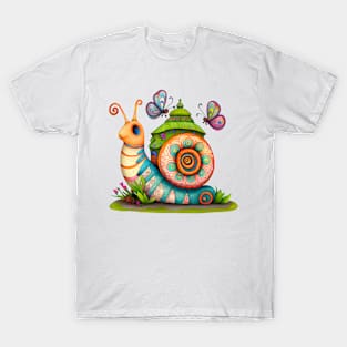 Colorful Snail #3 T-Shirt